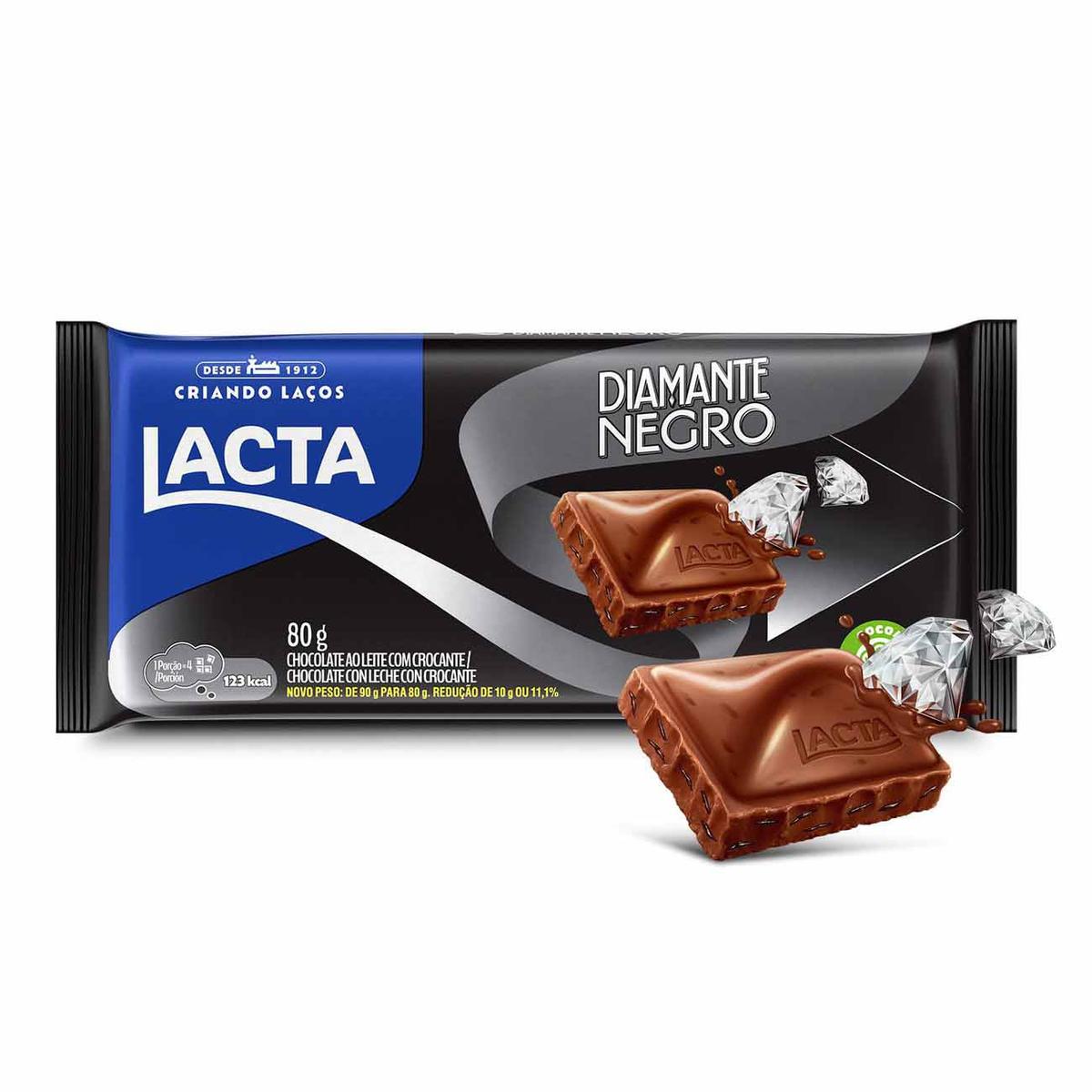 10598 - LACTA TABL. 80 GR DIAMANTE NEGRO 1X80GR