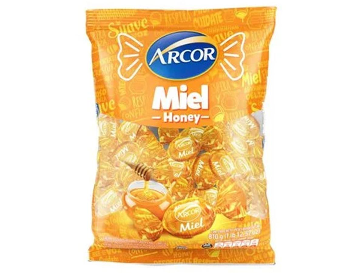 10365-BALA ARCOR RECHEADA DE MEL 1X600GR
