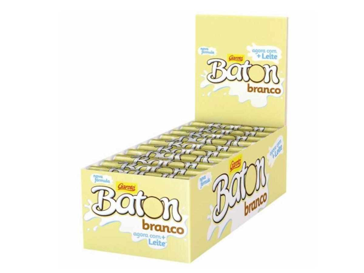 1531-BATON BRANCO GAROTO 30X16GR