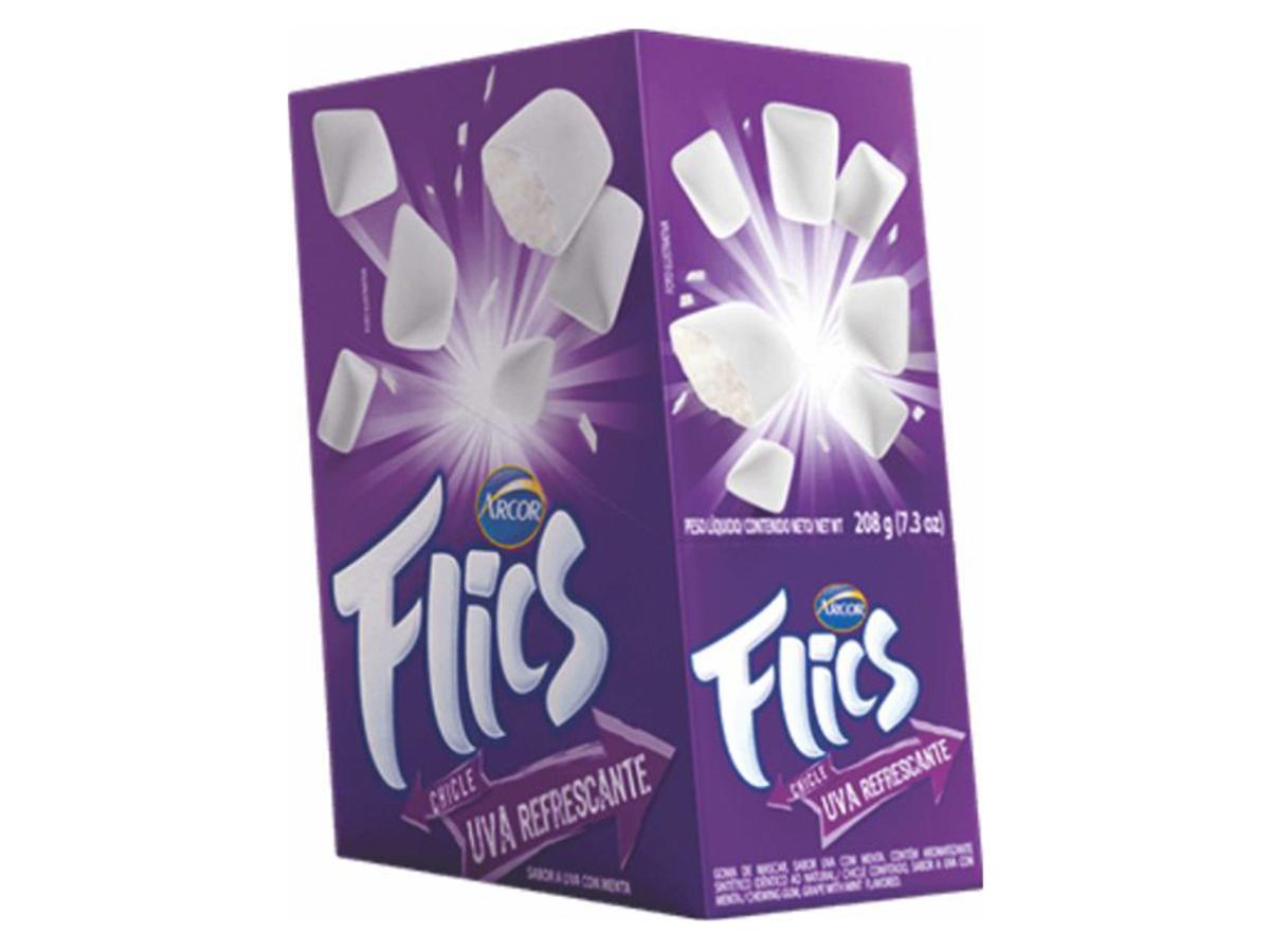 6307-CHICLE FLIC'S BLISTER UVA REFRESCANTE 1X12UN