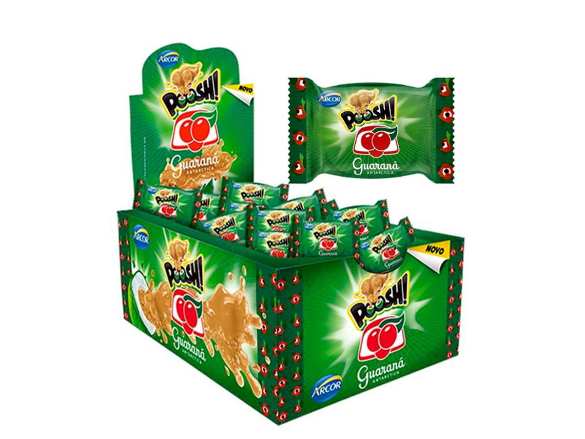 10121-CHICLE ARCOR POOSH GUARANA 1X40UN