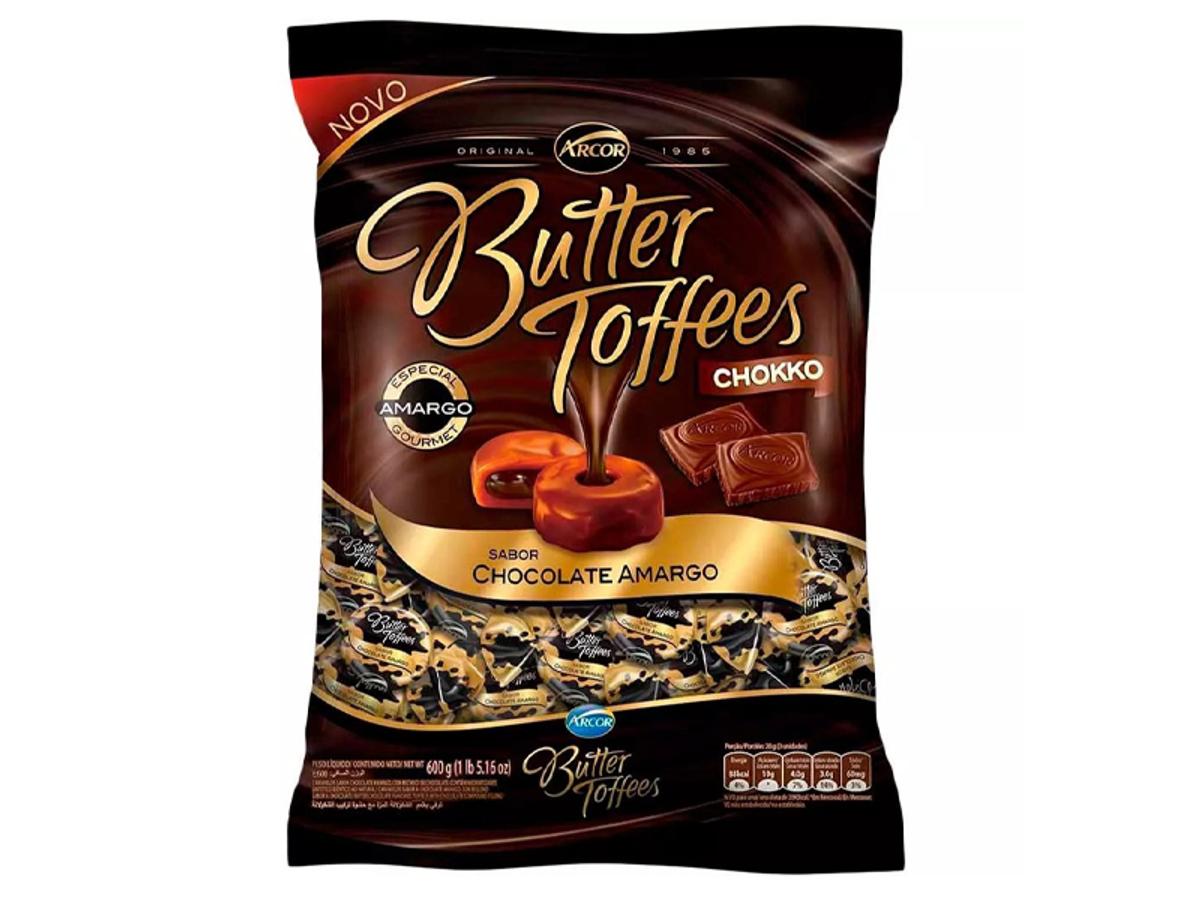 7942-BALA BUTTER TOFFEE CHOCOLATE AMARGO 1X500GR