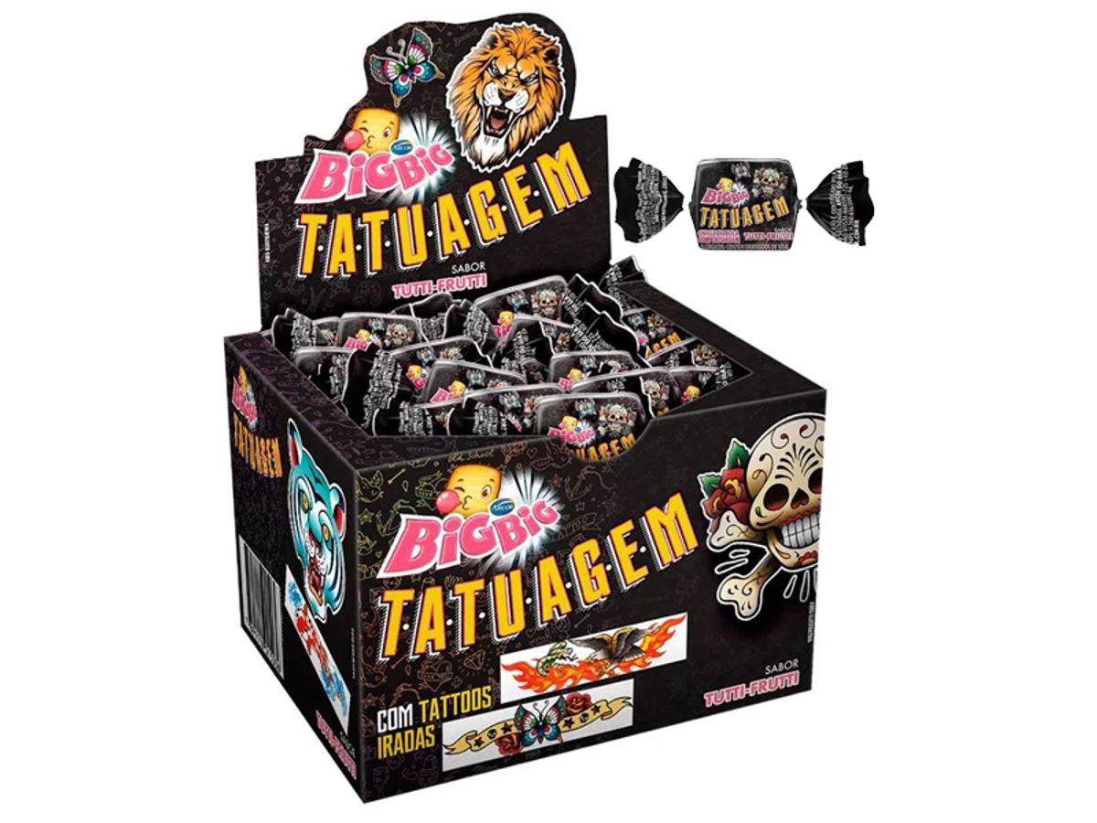 10609 - CHICLE ARCOR BIG BIG TATUAGEM T. FRUTTI 1X280GR