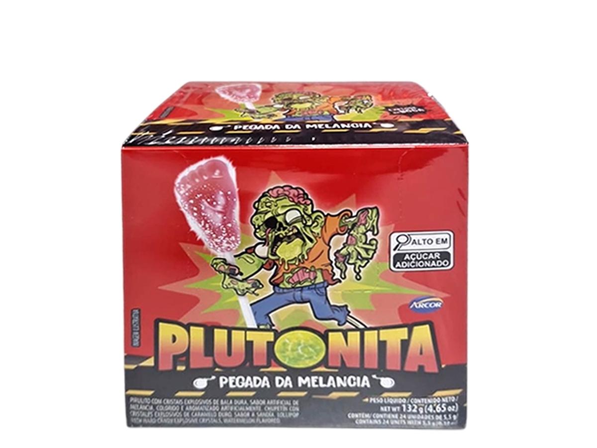 11572 - PIRULITO PLUTONITA EXPLOSIVO PEGADA MELANCIA 1X24X5,5GR