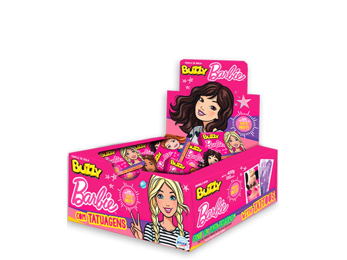 1657-CHICLE BUZZI BARBIE ENCANTO T.FRUTTI 1X100UN