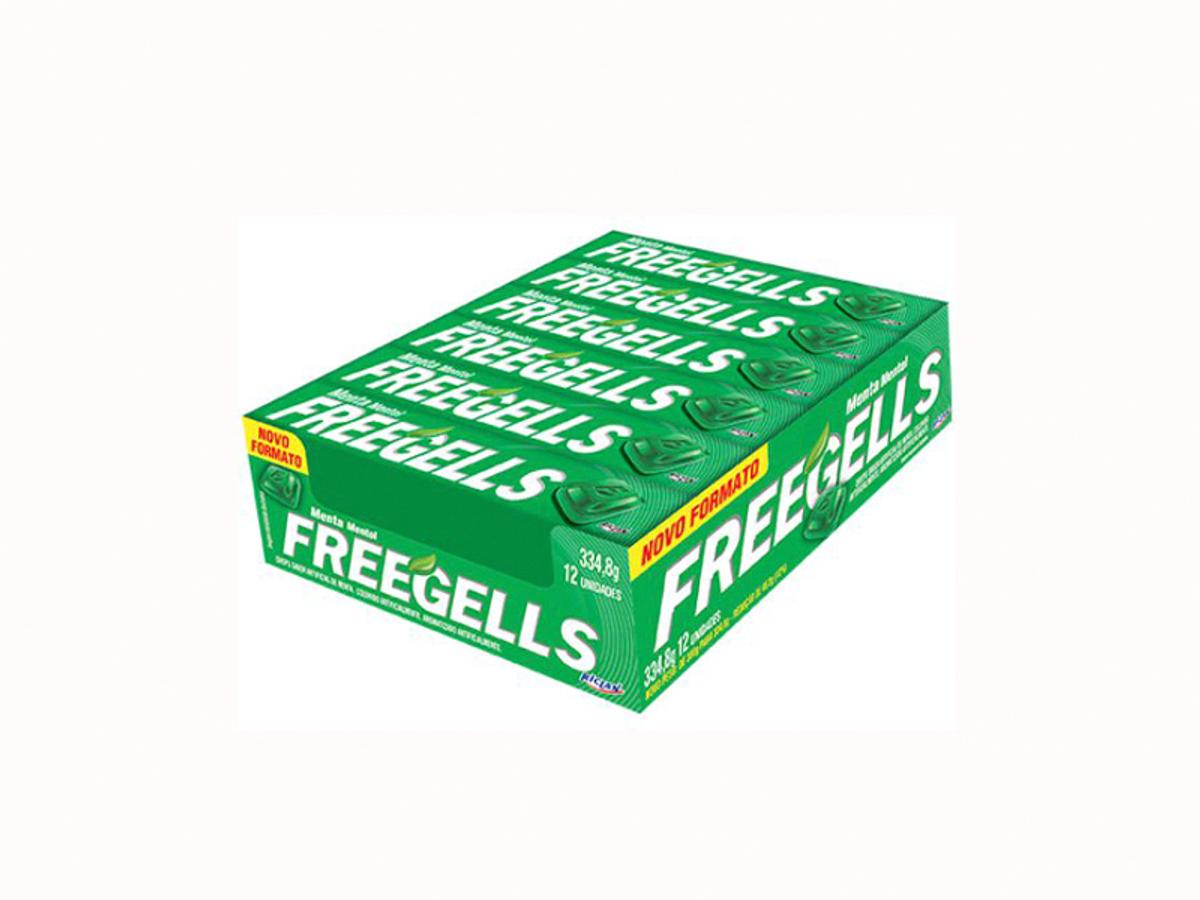 406-DROPS FREEGELLS MENTA (VERDE) 1X12UN