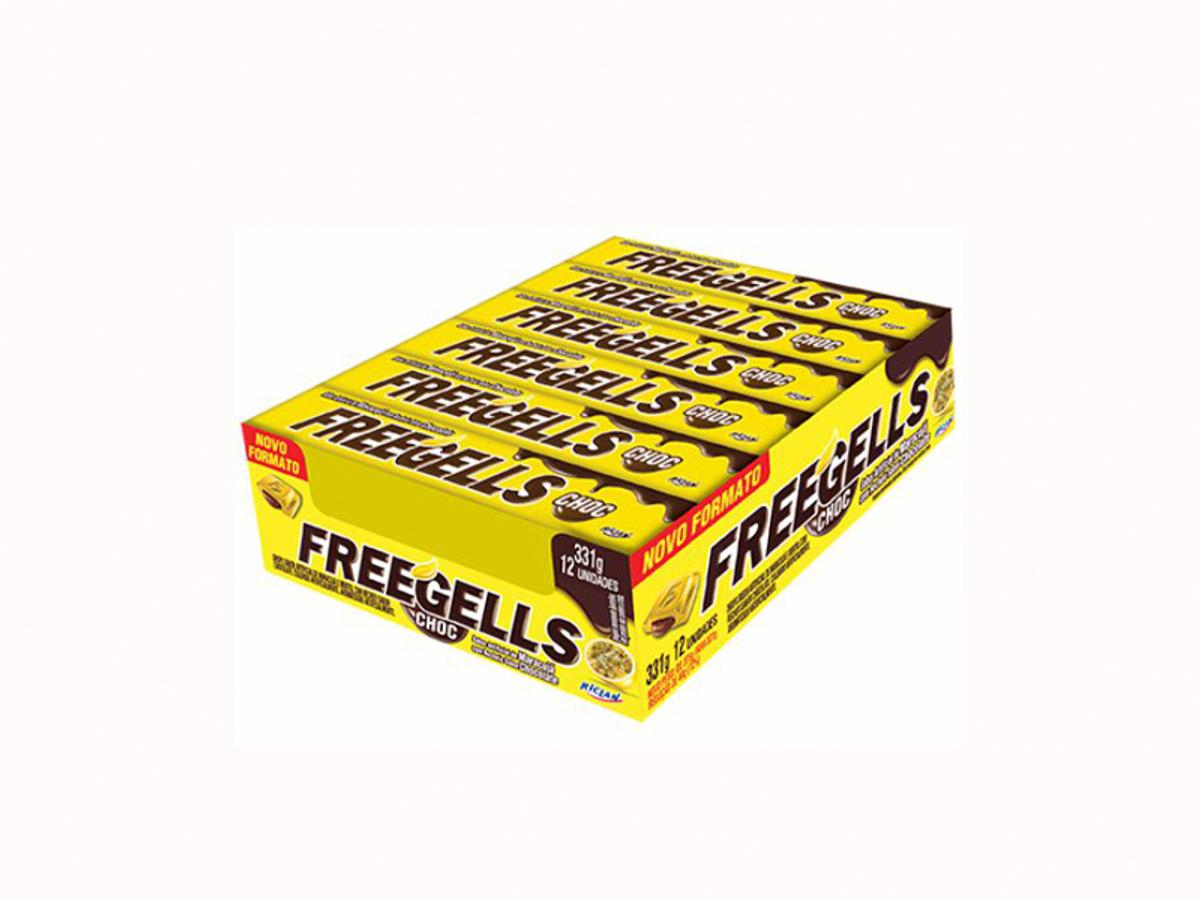 5098-DROPS CHOC FREEGELLS MARACUJA 1X12UN