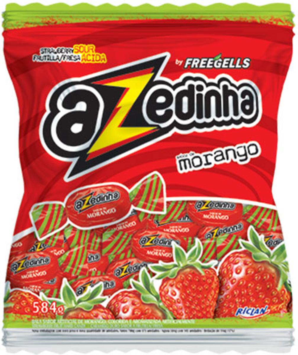 6430-BALA FREEGELLS AZEDINHA MORANGO 1X584GR