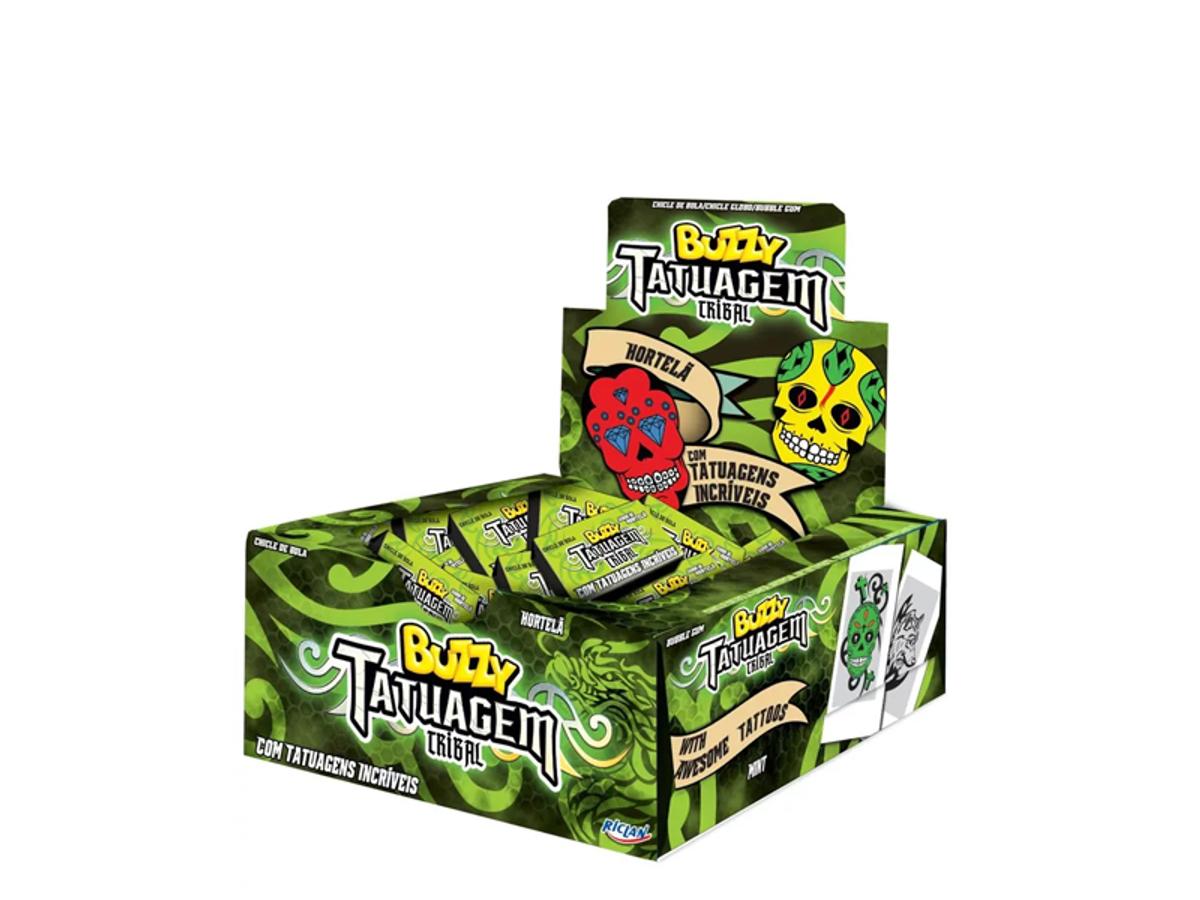11242-CHICLE BUZZY TATTOO TRIBAL HORTELA 1X90UN