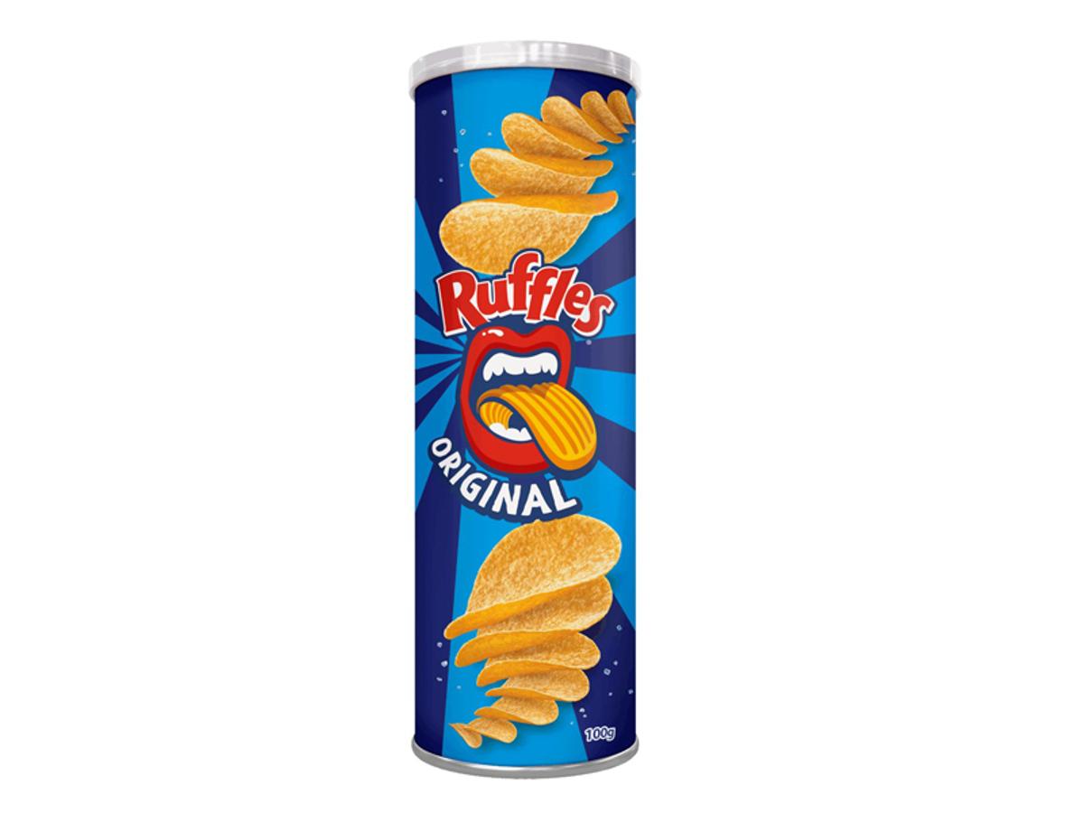 11498 - ELMA CHIPS RUFFLES TUBO 100 GR 1X100GR