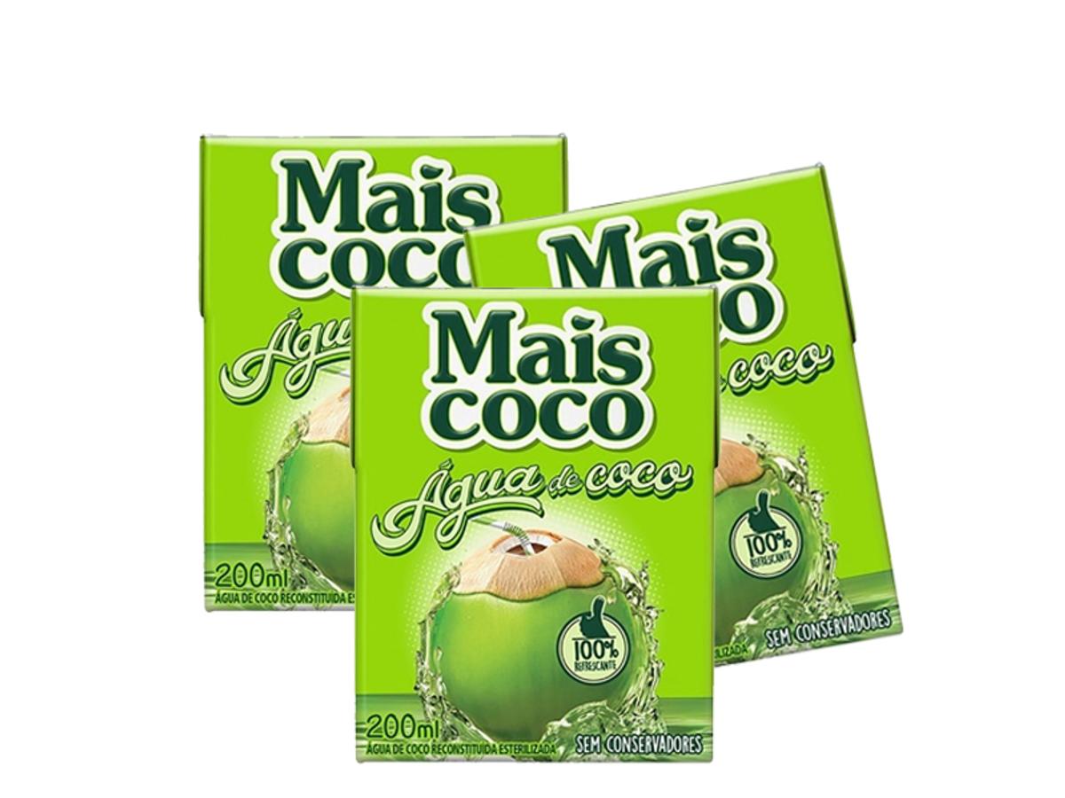 9964 - CAIXA AGUA DE COCO MAIS COCO 200ML 1X24X200ML