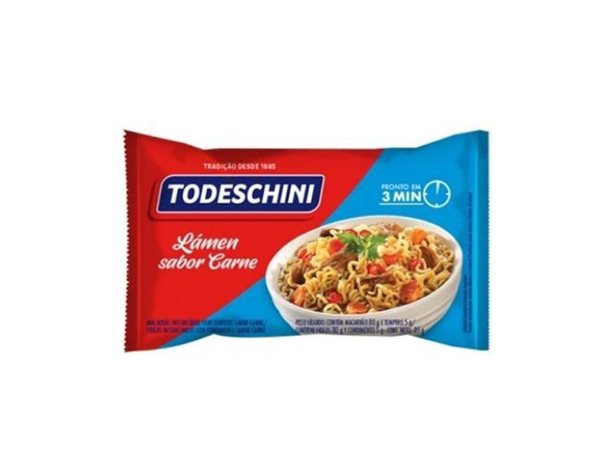 10372 - MACARRAO INST. TODESCHINI CARNE 1X85GR