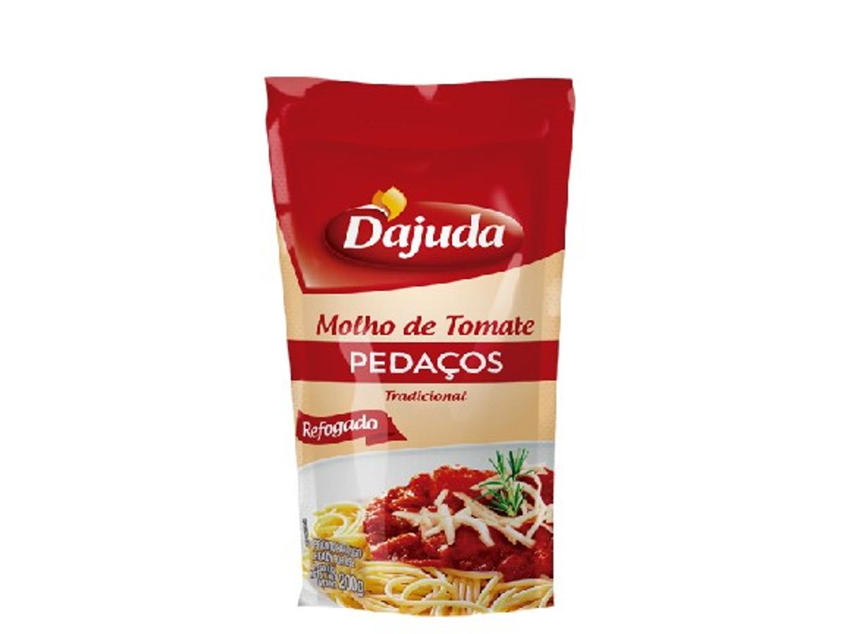10876 - DAJUDA MOLHO TOMATE TRADICIONAL PEDACOS 1X200GR