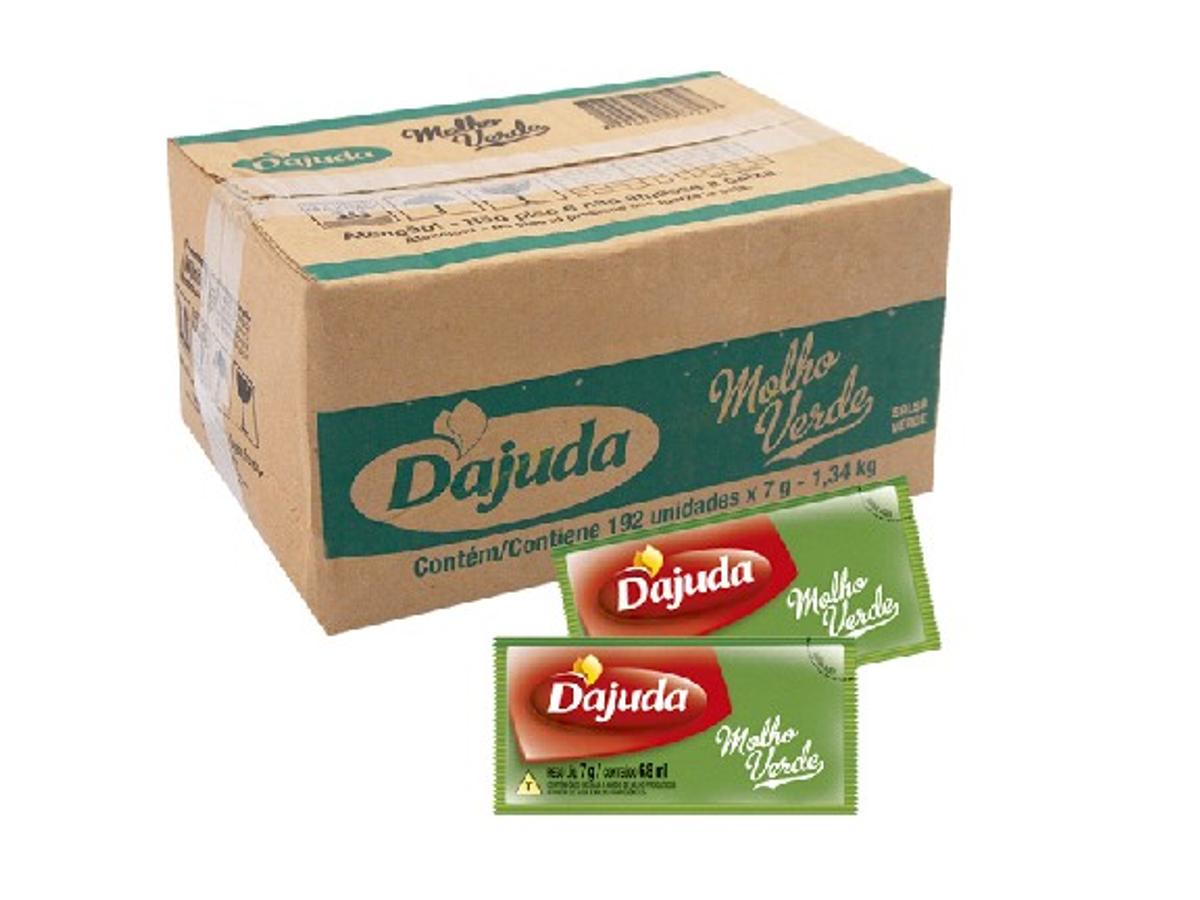 10879 - DAJUDA MOLHO VERDE SACHE 1X192X7GR.