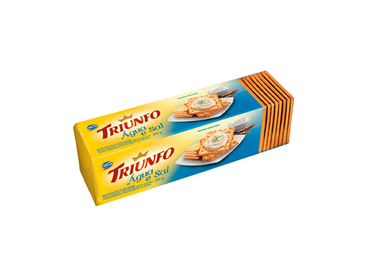 10140-BISC. TRIUNFO AGUA E SAL 200GR 1X200GR