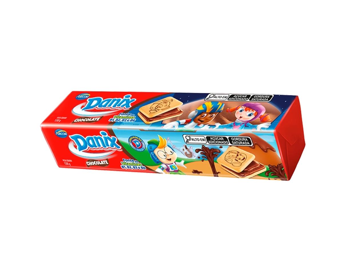 10306-BISC. ARCOR DANIX RECH.CHOCOLATE 130GR 1X130GR
