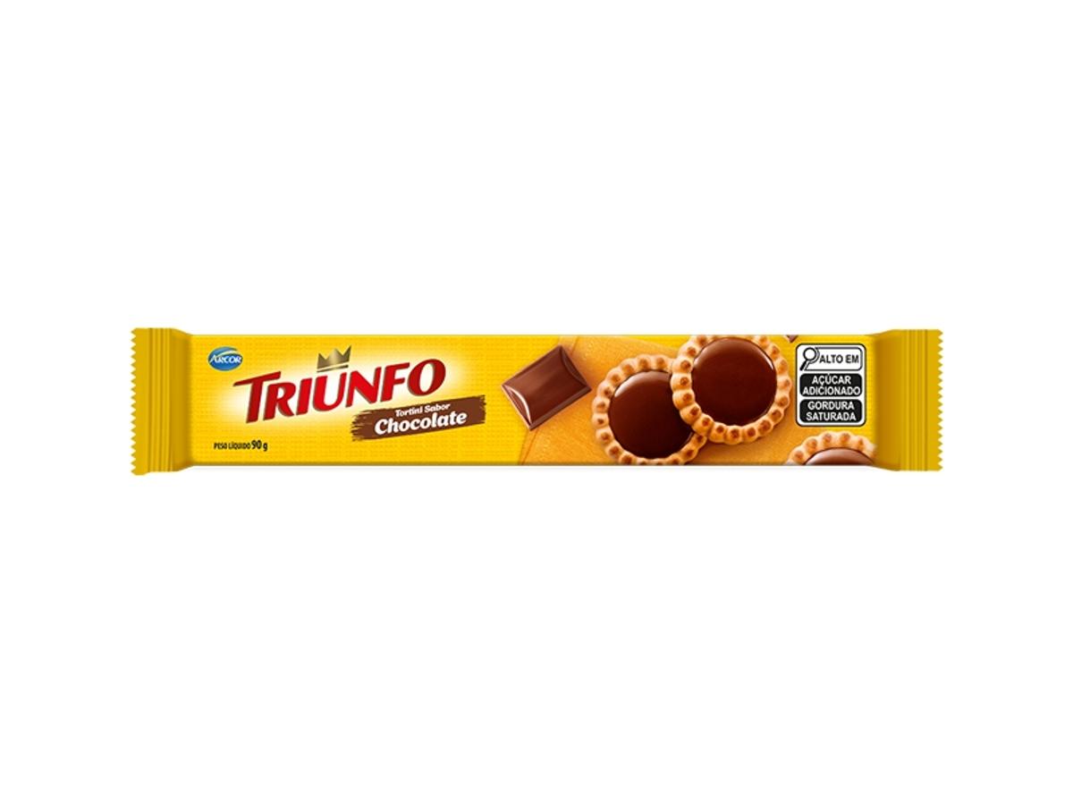 9750-BISC. TRIUNFO TORTINI CHOCOLATE 1X90GR