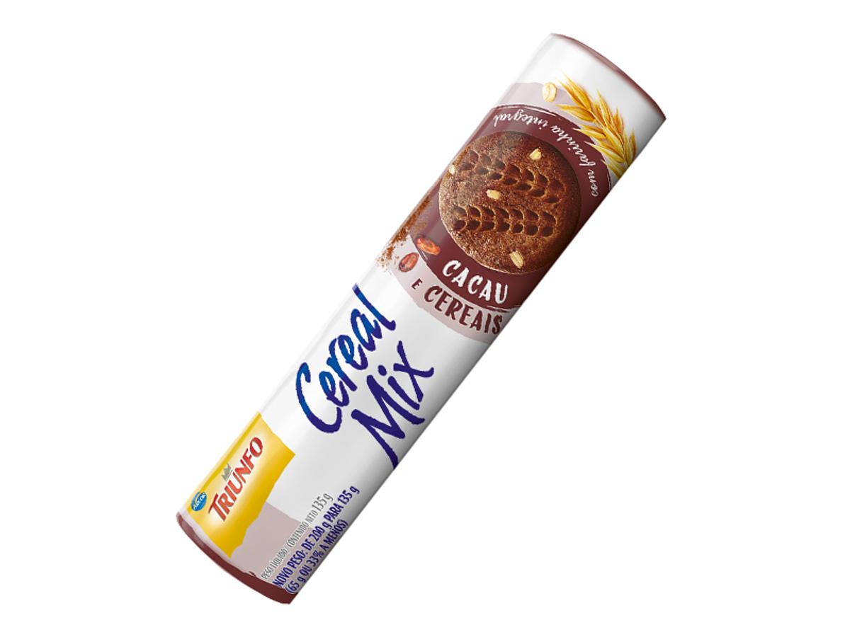 10377-BISC. TRIUNFO CEREAL MIX CACAU E CEREAIS