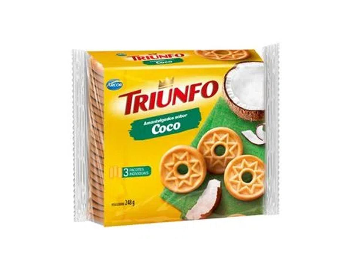 10625 - BISC. TRIUNFO AMANTEIGADO COCO 1X248GR