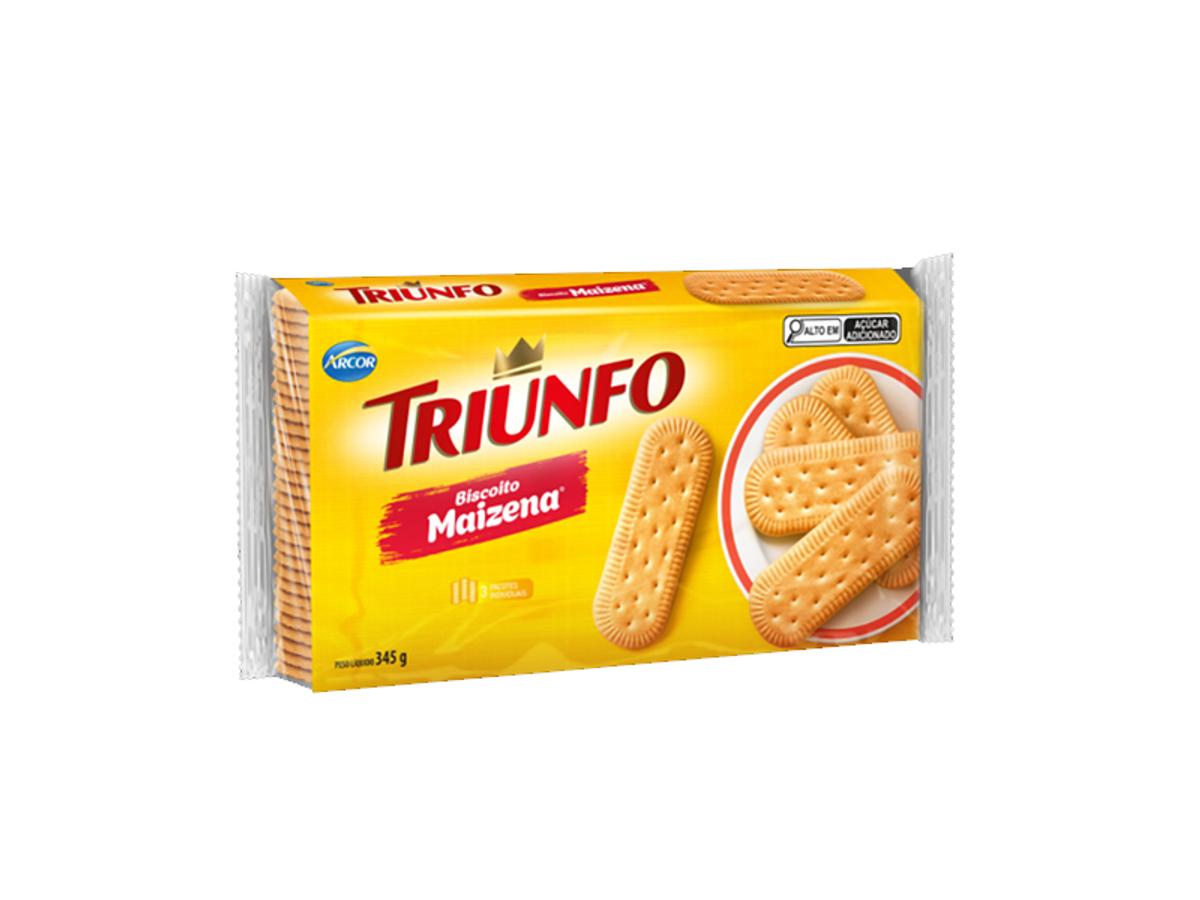 10952 - BISC. TRIUNFO MAIZENA MANTEIGA 345GR 1X345GR