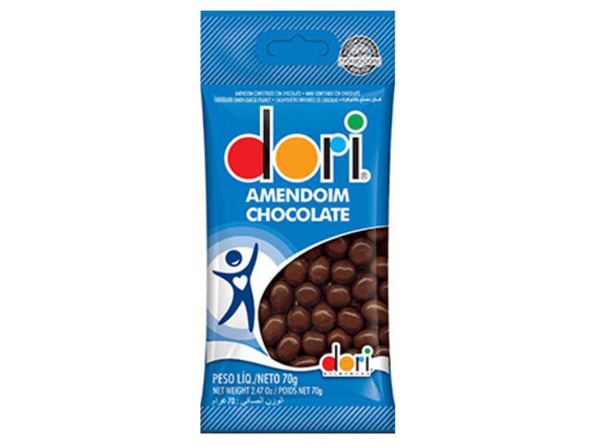 908-DORI AMENDOIM CHOCOLATE 1X70GR.