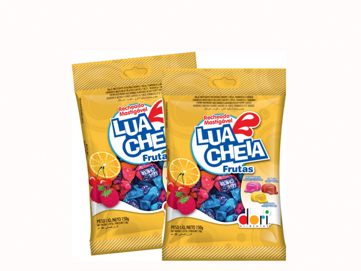 8165-BALA DORI 150GR LUA CHEIA FRUTAS 1X150GR