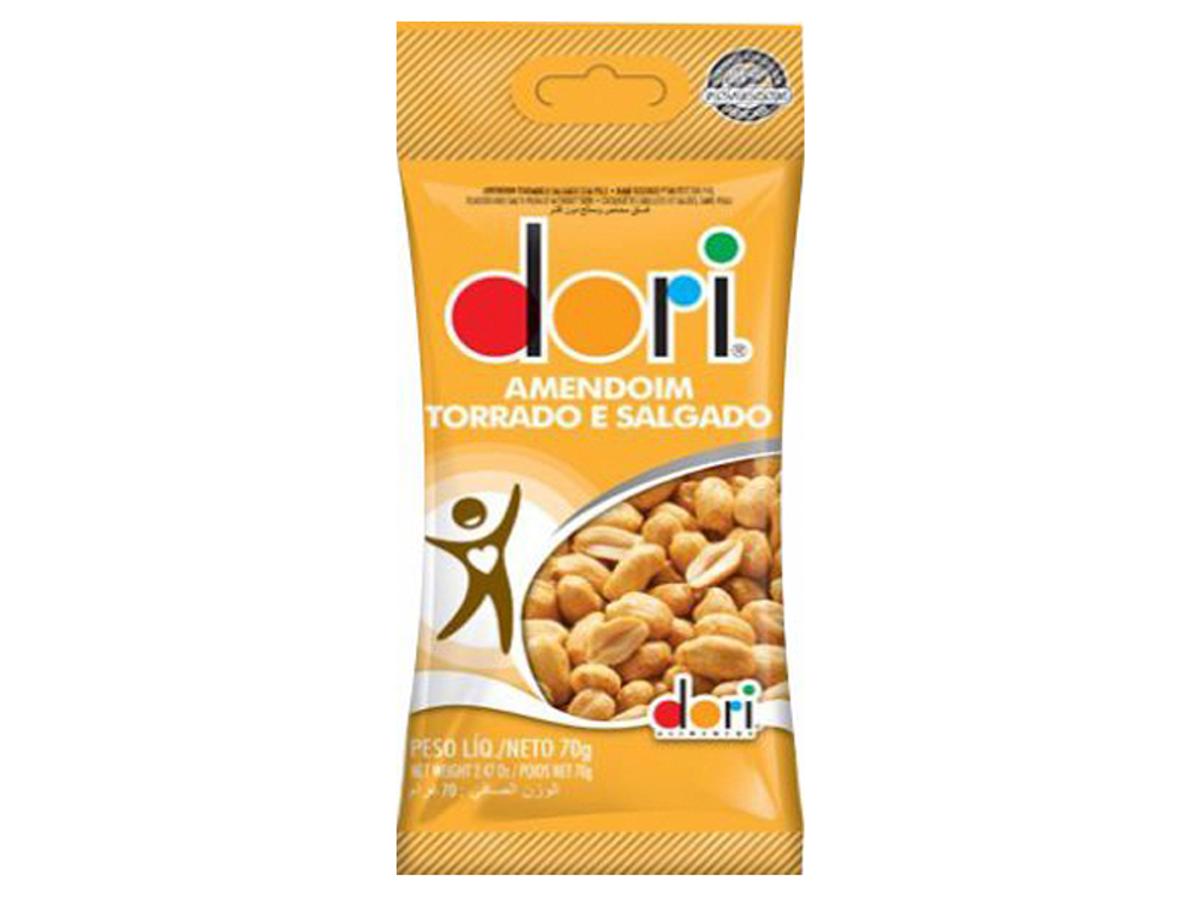 8245-DORI AMENDOIM FRITO SEM PELE 1X70GR.