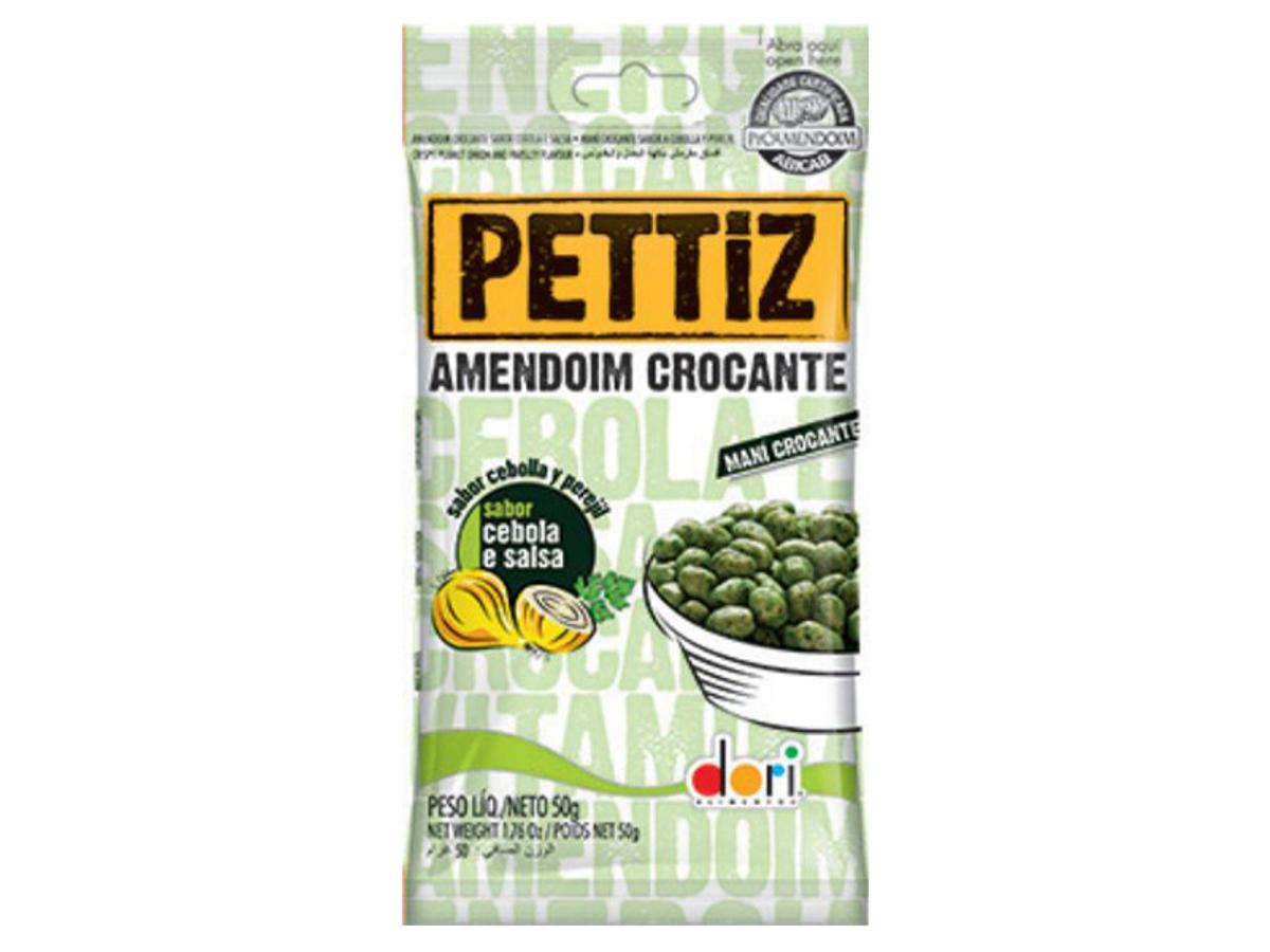 7837-DORI PETTIZ AMEND. CEBOLA E SALSA CROCANTE 1X50GR