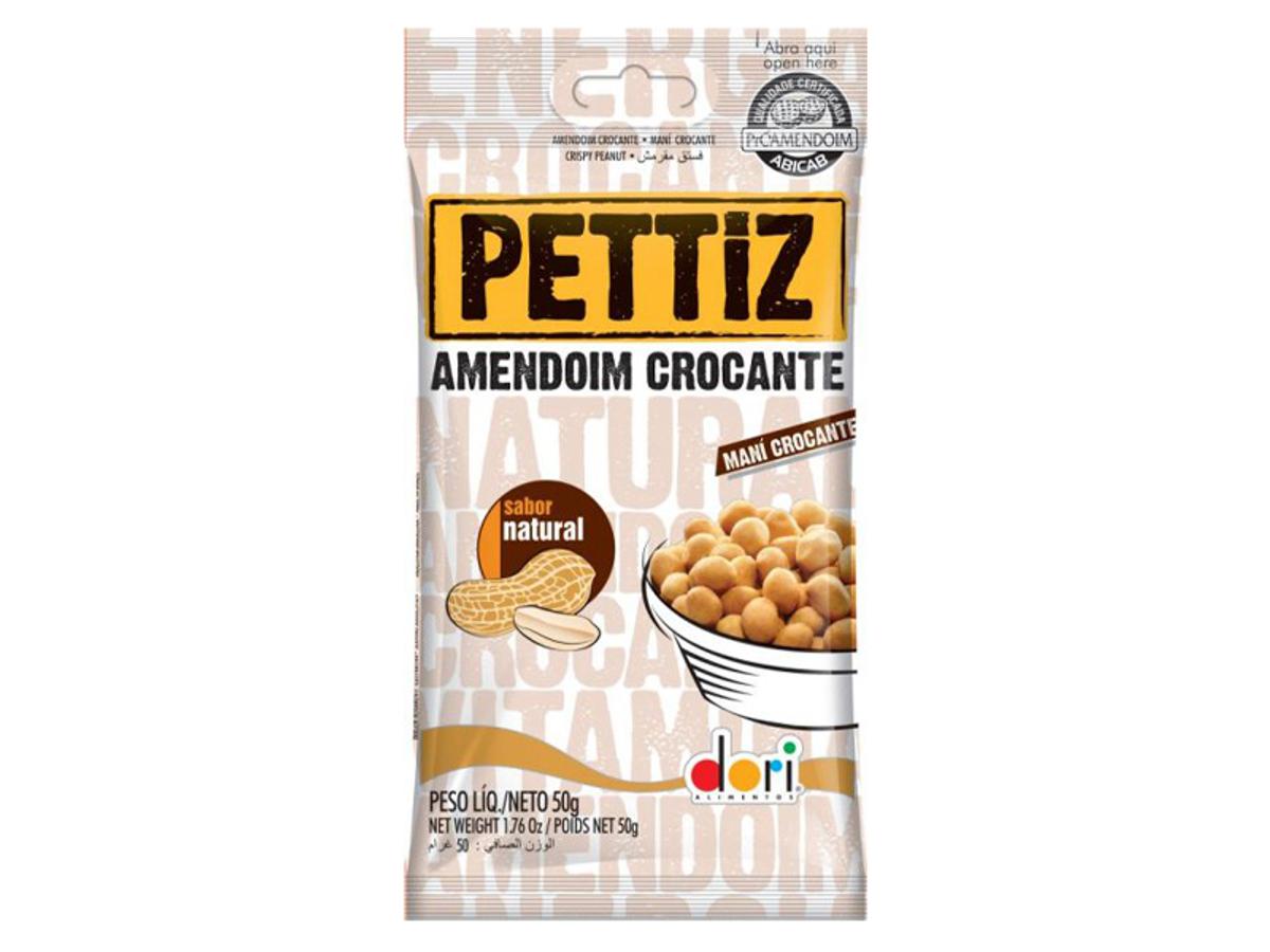 7836-DORI PETTIZ AMEND. SABOR NATURAL CROCANTE 1X50GR