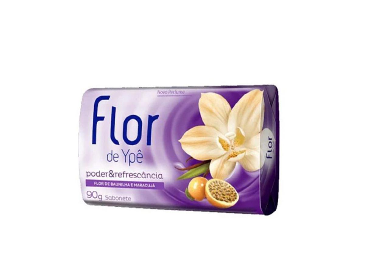 8658-SABONETE FLOR DE YPE F. BAUNILHA/MAR. (LILAS) 1X12X90GR