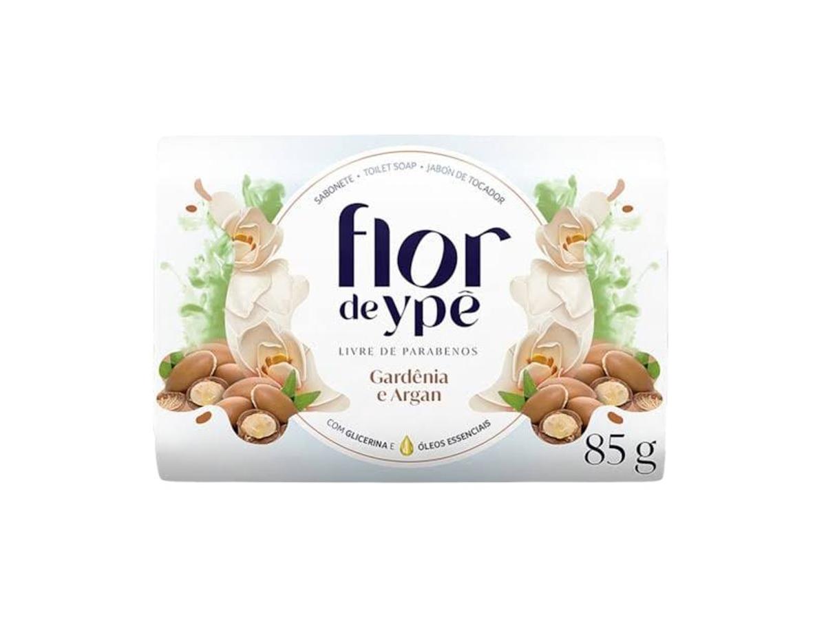 11530 - SABONETE FLOR DE YPE GARD/ARGAN (BRANCO) 1X85GR