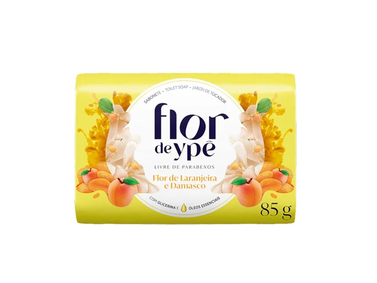11349 - SABONETE FLOR DE YPE FLOR LAR/DAMASCO(AMAREL) 1X85GR