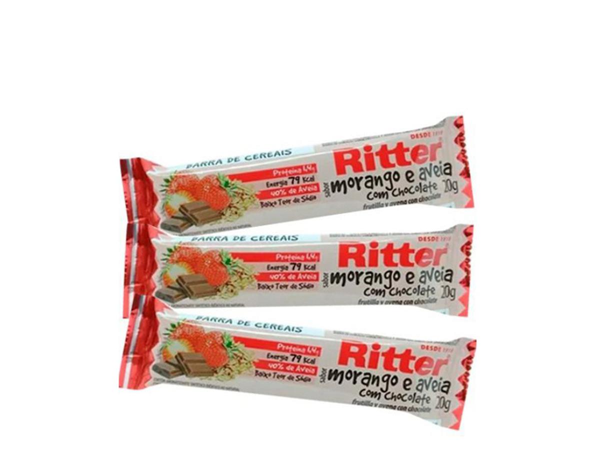 9629 - RITTER BARRA DE AVEIA MORANGO (NOVA FORMULA) 1X24X20GR9519