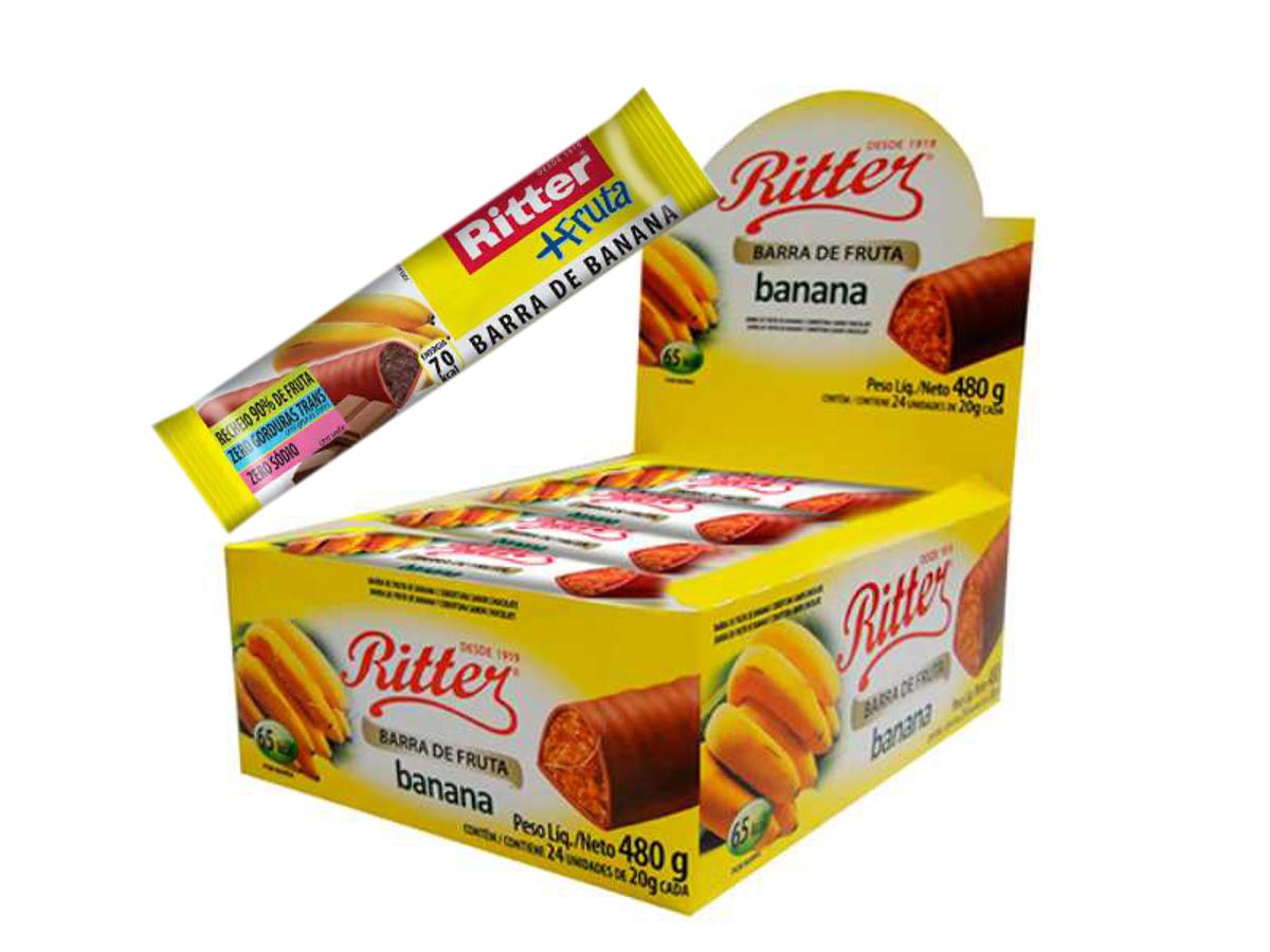 9540 - RITTER BARRA FRUTA BANANA/CHOCOLATE 1X24X20GR