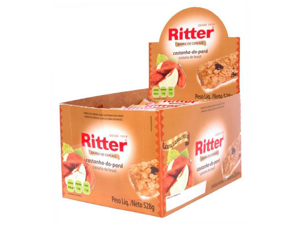8504 - RITTER BARRA DE CEREAL CASTANHA DO PARA 1X24X22GR