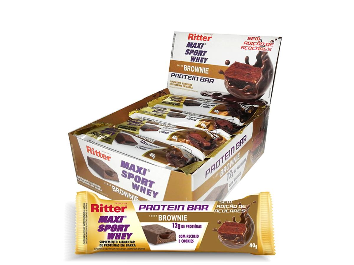 11315 - RITTER BAR.PROTEINA 12G MAXI BROWNIE 1X12X40GR