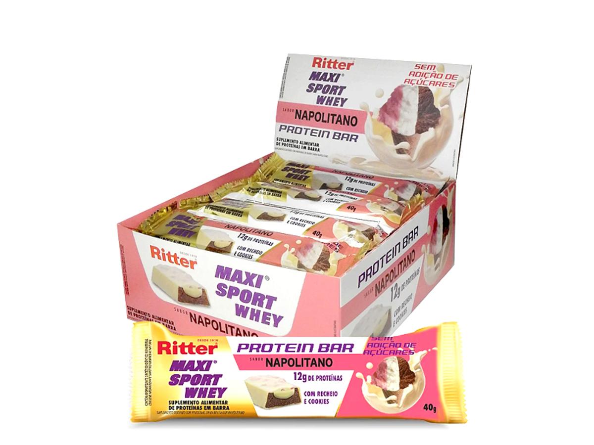 11317 - RITTER BAR.PROTEINA 12G MAXI NAPOLITANO 1X12X40GR