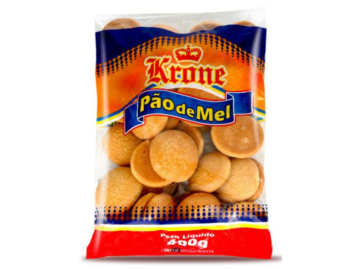 5964-PAO DE MEL KRONE S/ COB. 1X400GR