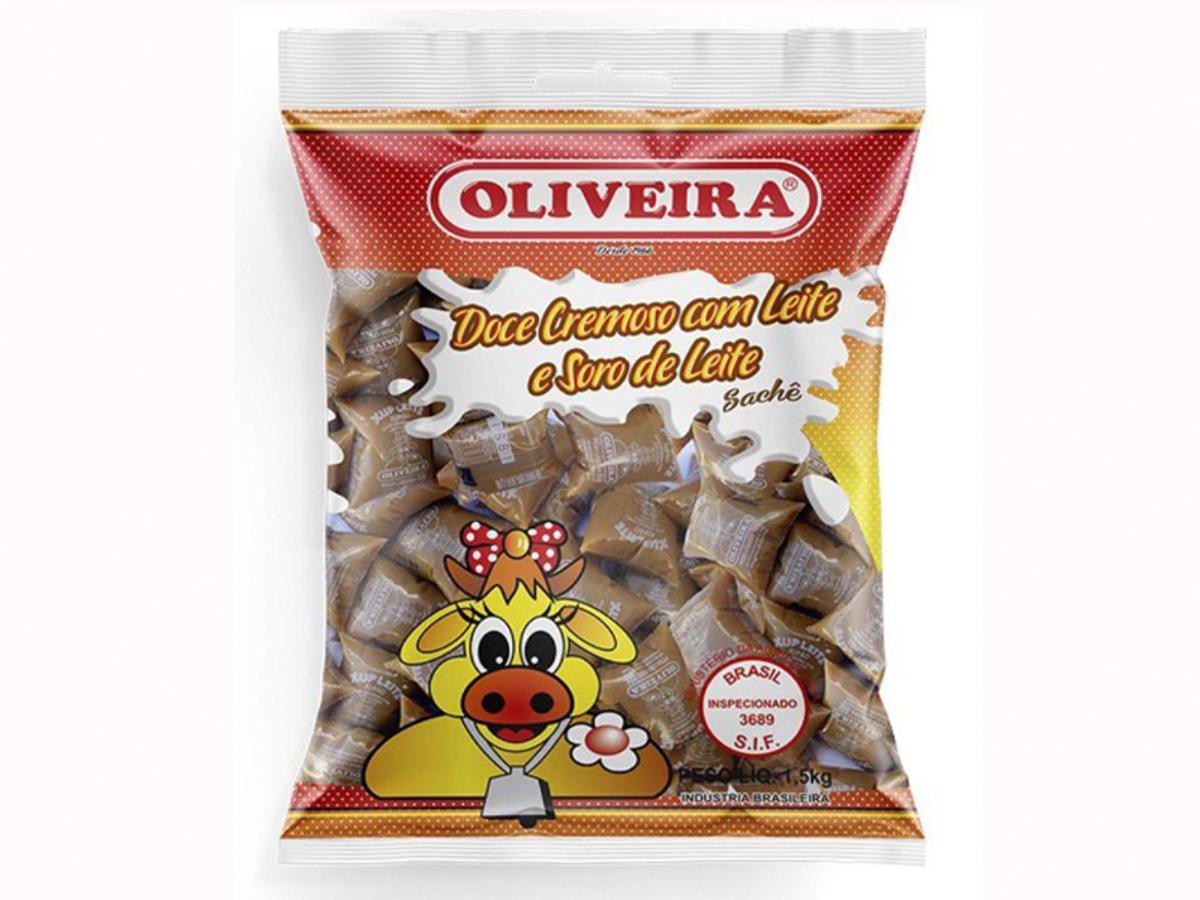 9531-DOCE LEITE OLIVEIRA SACHE 1,5KG 1X50X30GR