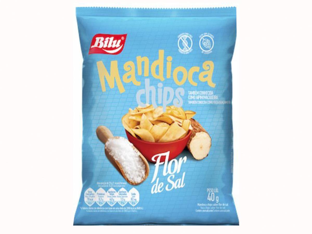 8959 -BILU MANDIOCA CHIPS  FLOR DE SAL 1X40GR