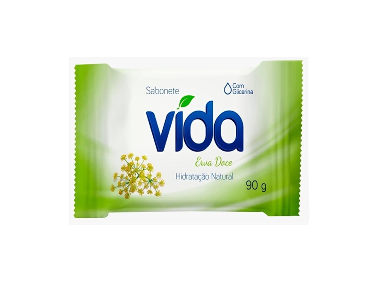 10416-SABONETE VIDA ERVA DOCE 90GR (VERDE) 1X12X90GR
