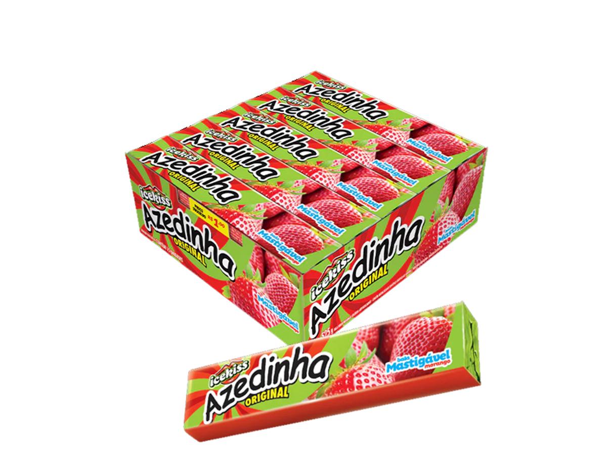 8813-DROPS ICEKISS MASTIGAVEL AZED. MORANGO 1X15UN