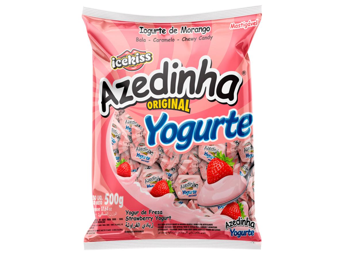 10099-BALA ICEKISS MASTIGAVEL AZED. IOGURTE 1X500GR