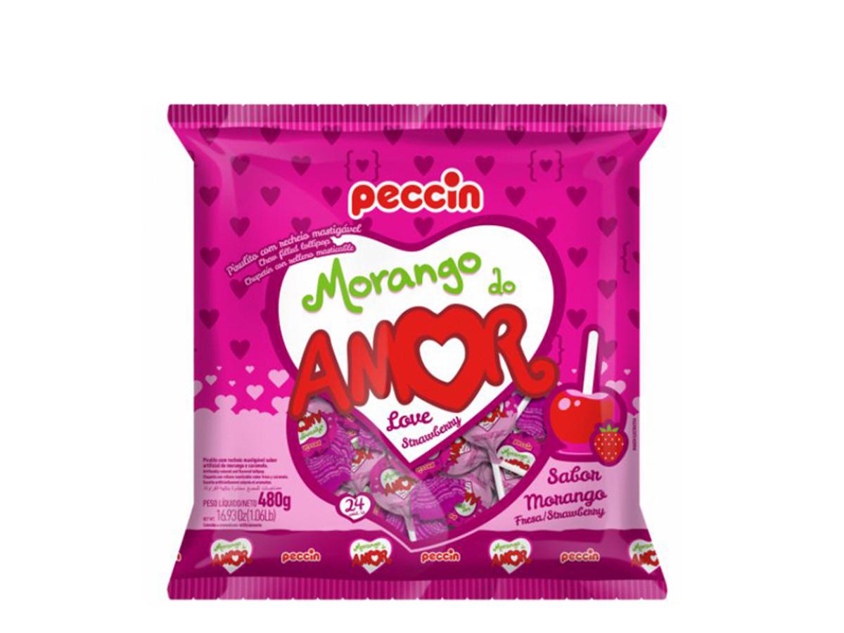 2241-PIRULITO MORANGO DO AMOR C/RECH. 1X24X20GR