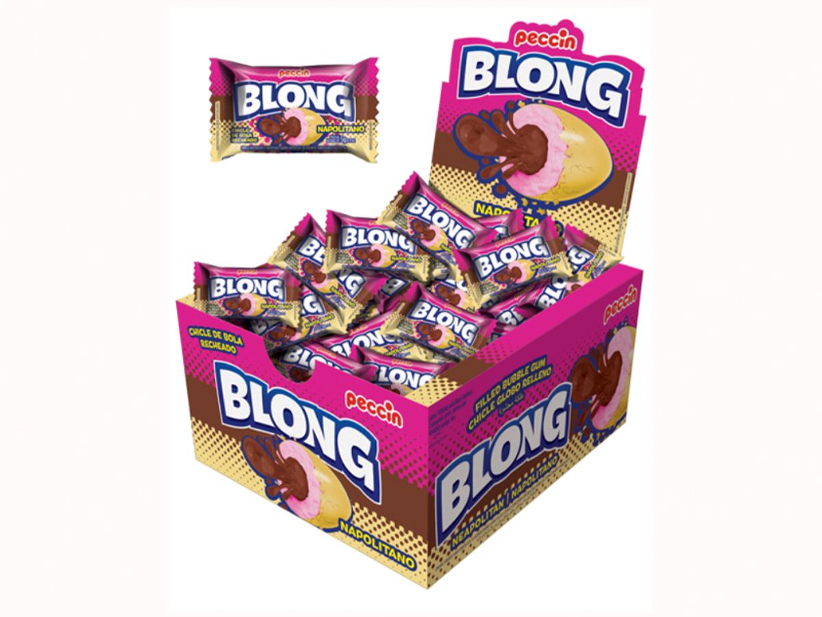 5845-CHICLE PECCIN BLONG NAPOLITANO 3 CREME/MOR 1X40UN