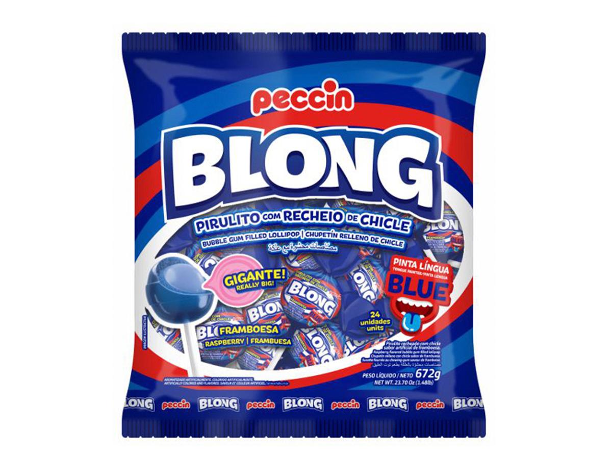 7024-PIRULITO PECCIN BLONG BLUE FRAMB. PINTA BO 1X24X28GR
