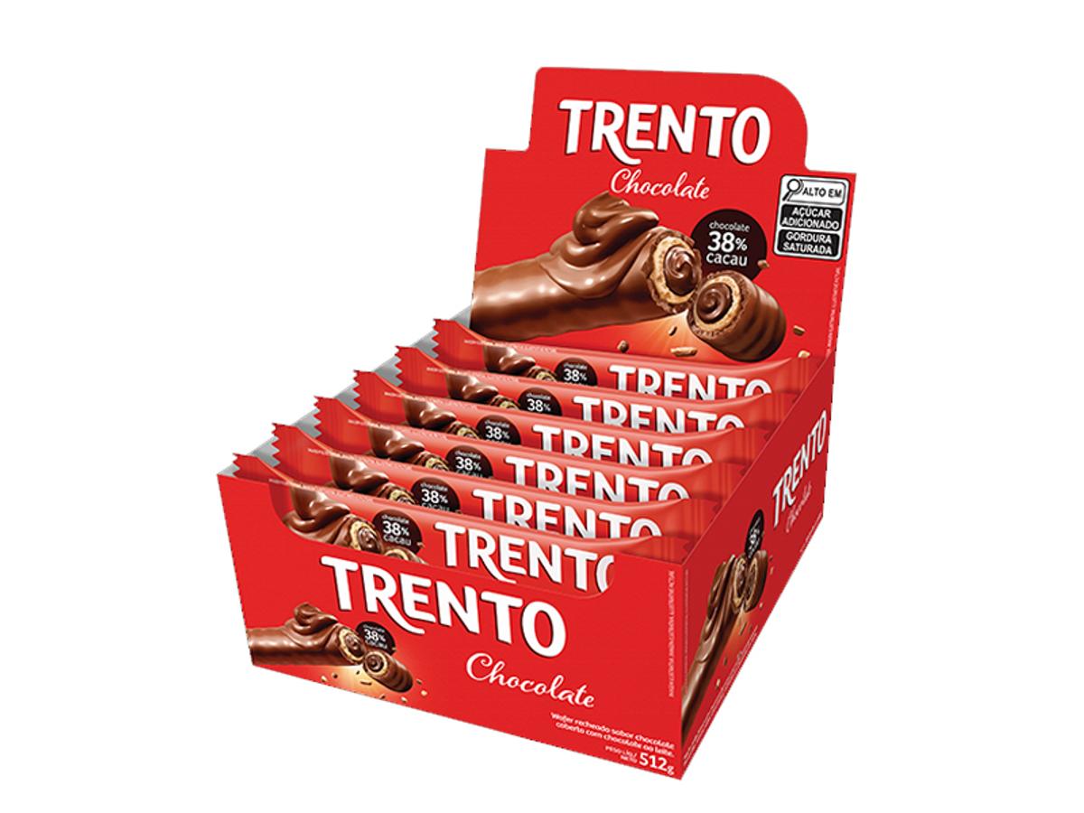 11325 TRENTO RECH. CHOC. AO LEITE 29G CX 464GR 1X16UN