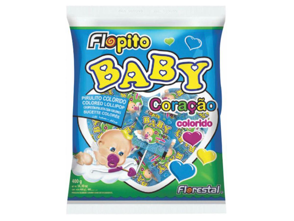 6006-PIRULITO FLORESTAL MINI BABY COR. COLORIDO 1X100UN