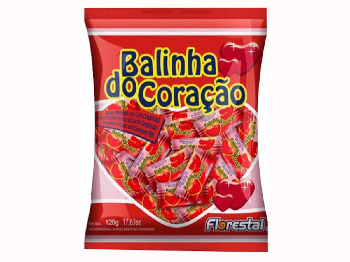 9426-BALA SM FLORESTAL 108GR CORAÇÃO MORANGO