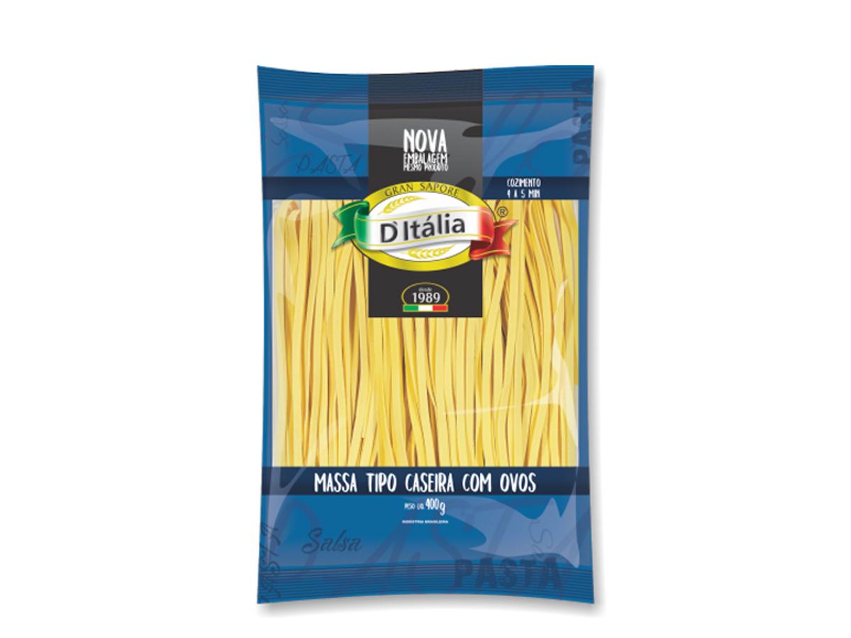 10855 - MASSA CASEIRA BDJ D ITALIA FETTUCCINE 1X400GR